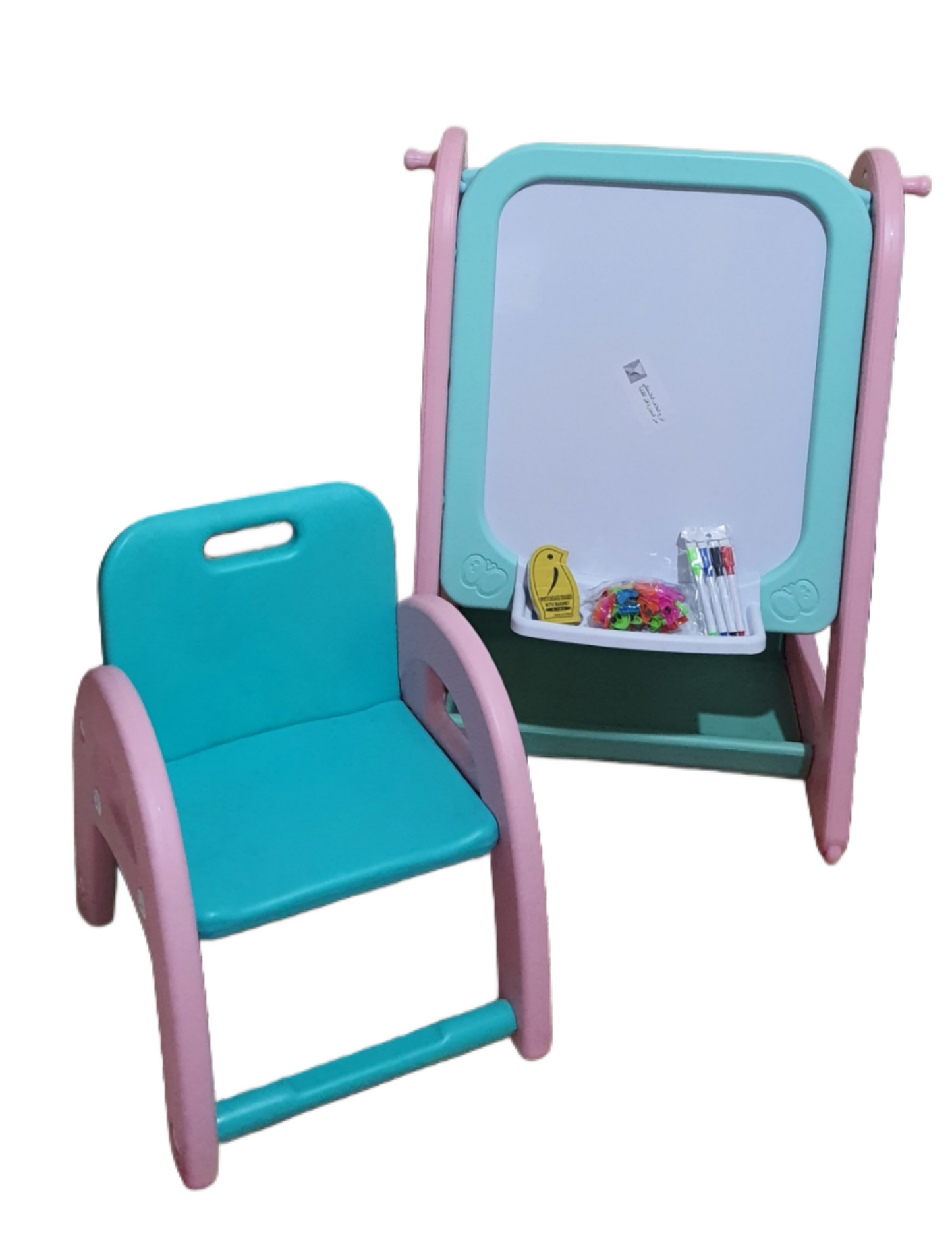 Bureau enfant avec tableau magique 3 en1 #