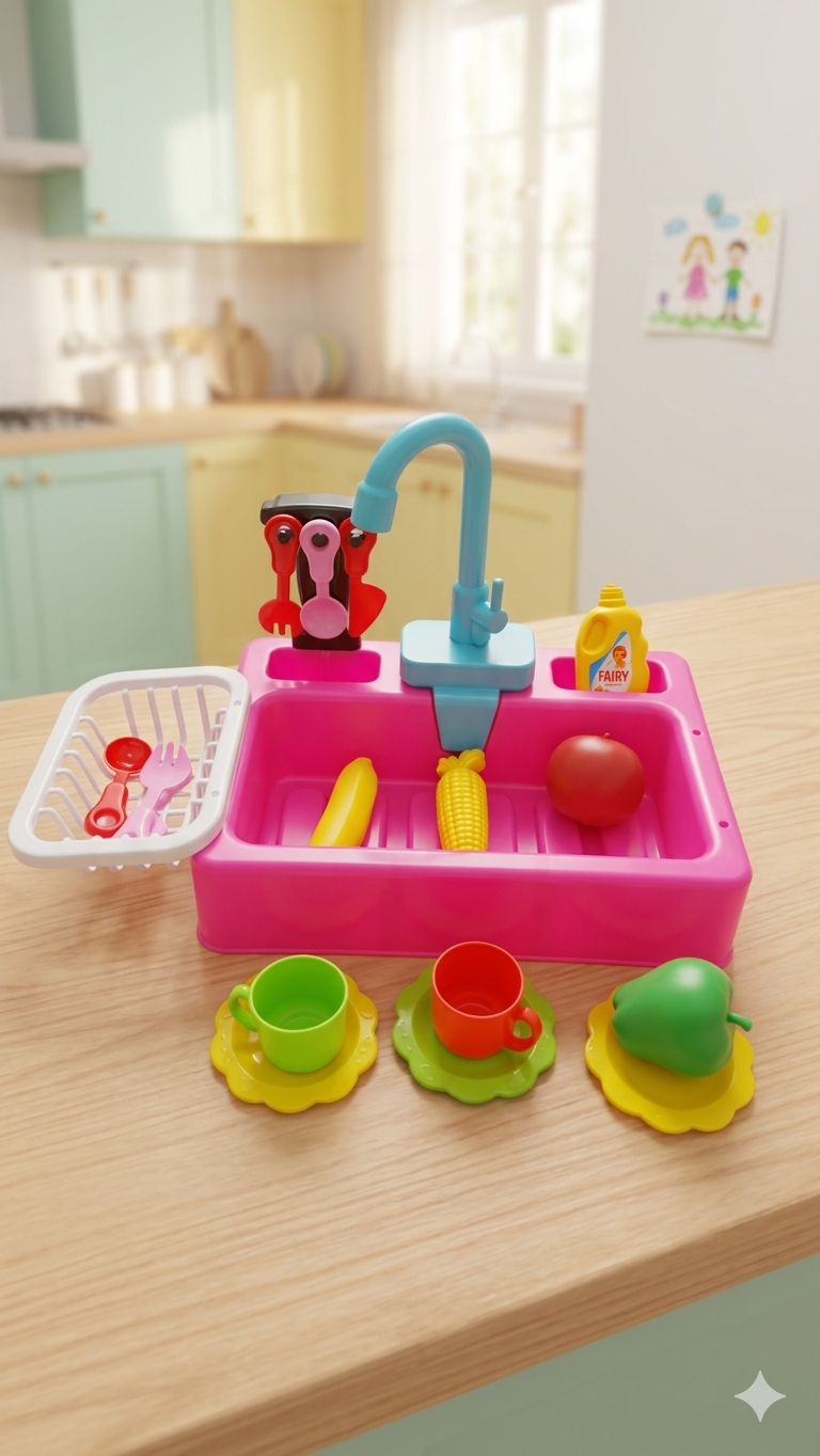 Kitchen sink toys لعبة حوض مطبخ